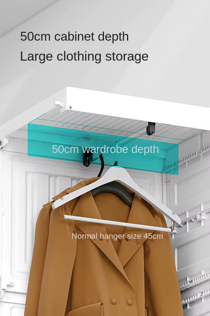 Foldable modern wardrobe