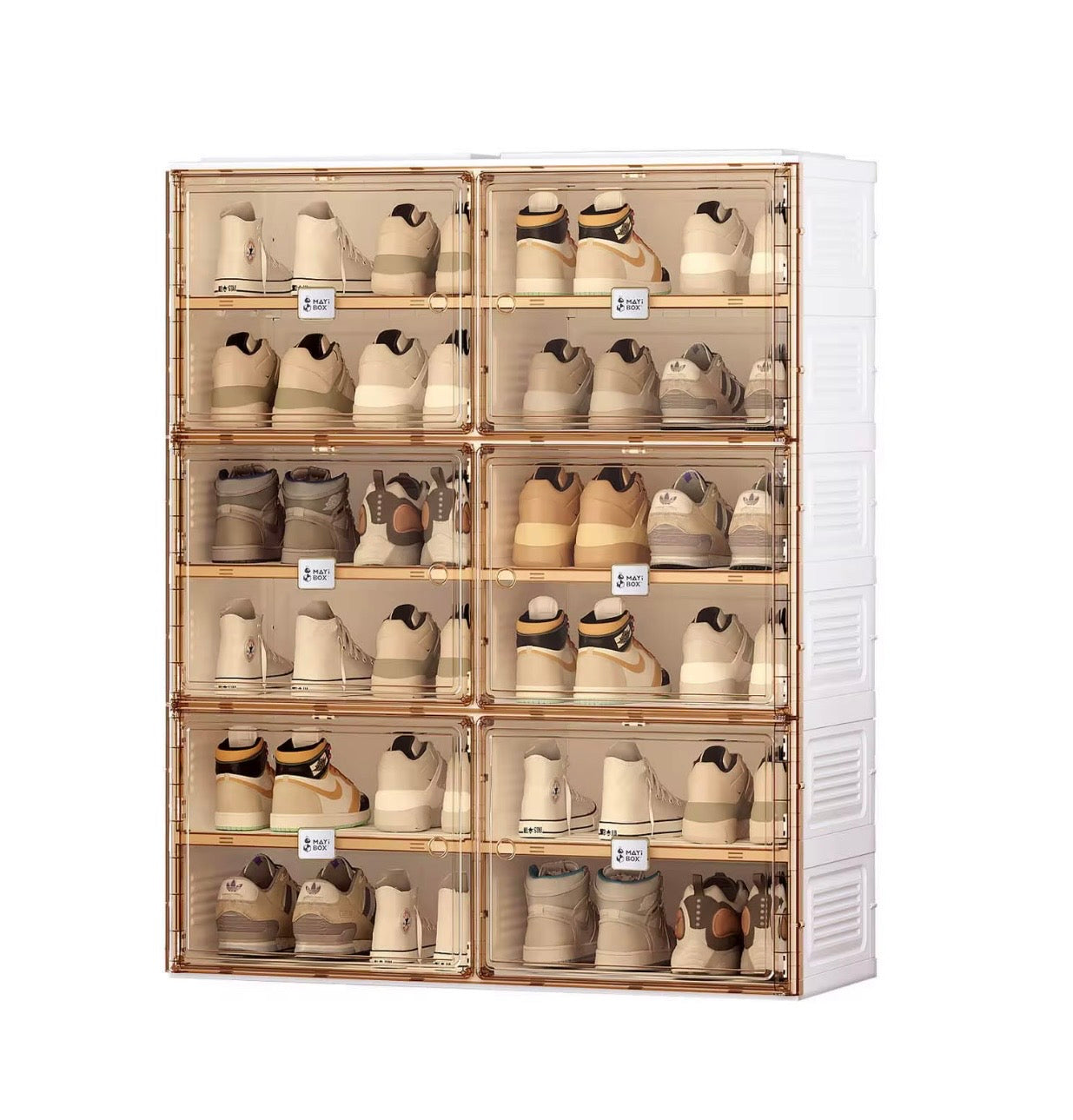 24 pairs shoes cabinet