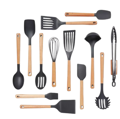 12 Pcs Silicone Cooking Utensils Set