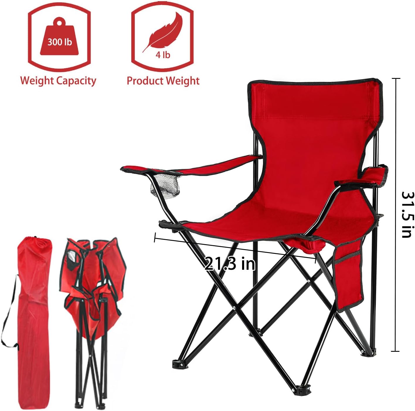 Lightweight Foldable Camping Chair