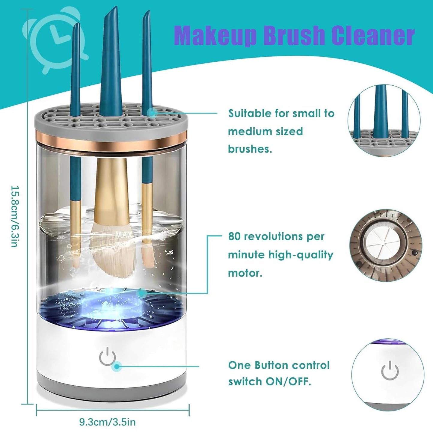 Electric Makeup Brush Cleaner