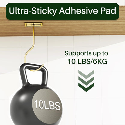 Folding Banana Hanger Hook Gold