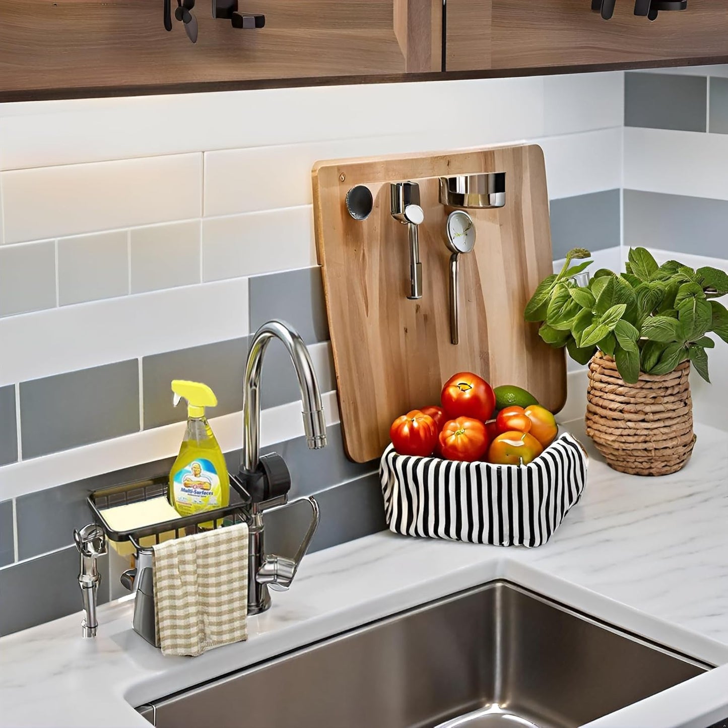 Kitchen Sink Faucet Organizer,