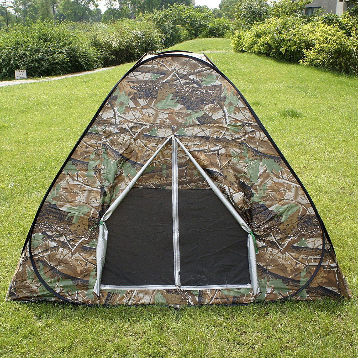 Outdoors 3-4 Persons Camouflage  Pop up Tent