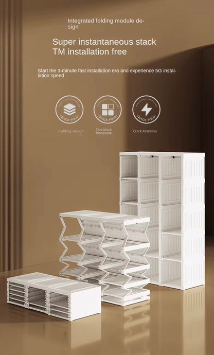 Foldable modern wardrobe