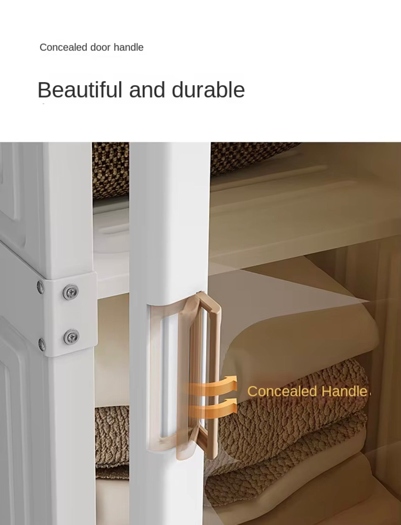 Foldable modern wardrobe