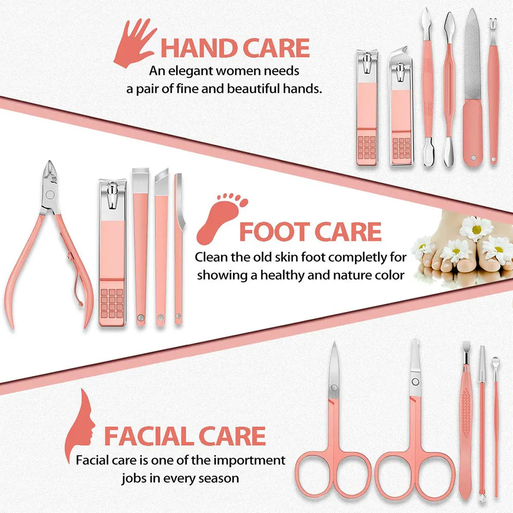 Nail Clippers and Beauty Tool Portable Set
