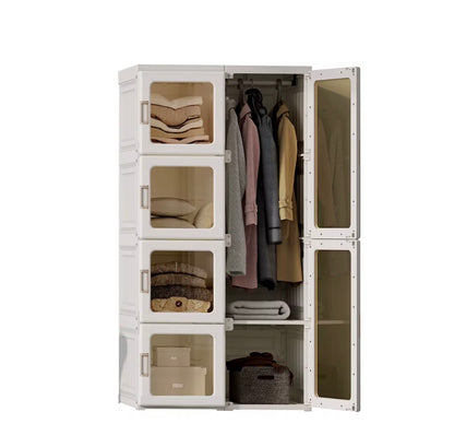 Foldable modern wardrobe
