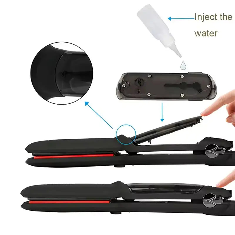 Wide Hair Straightener Iron