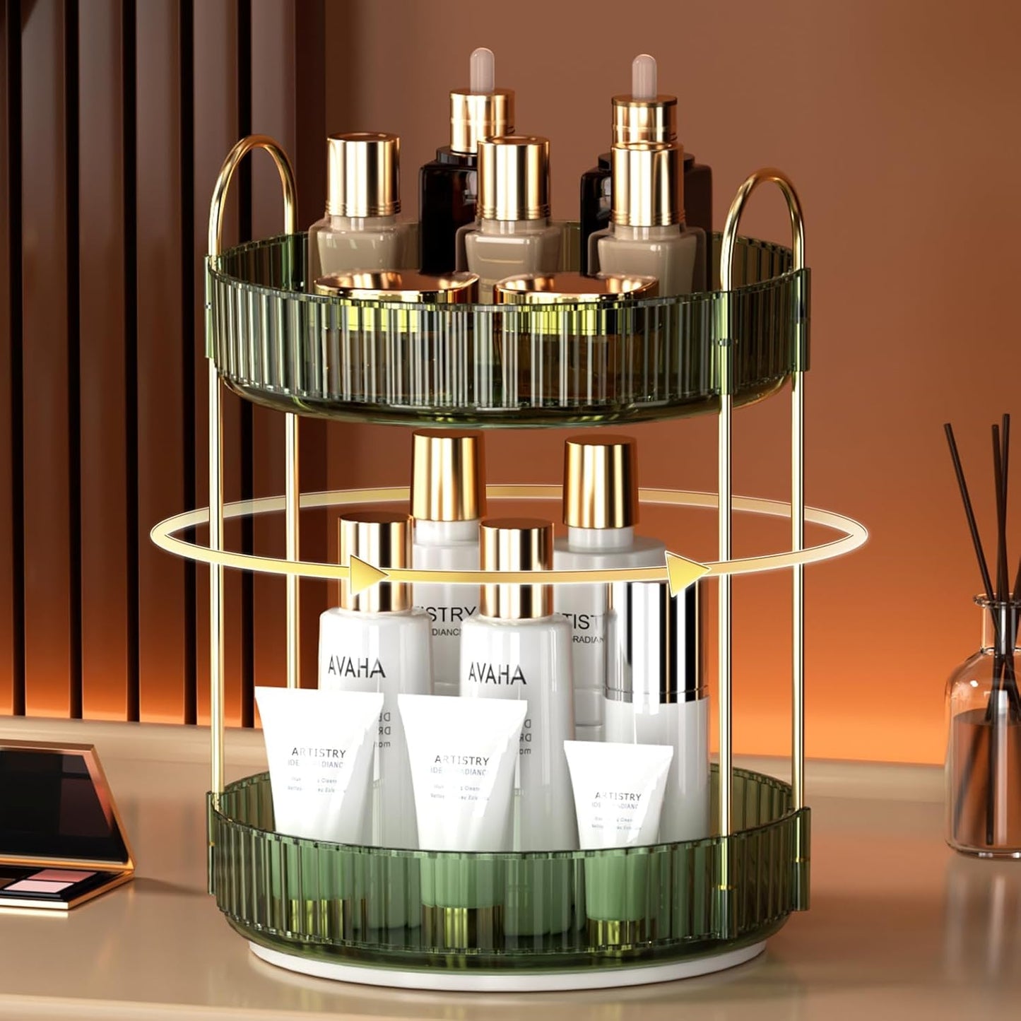 2 Tier 360 Degrees Organizer