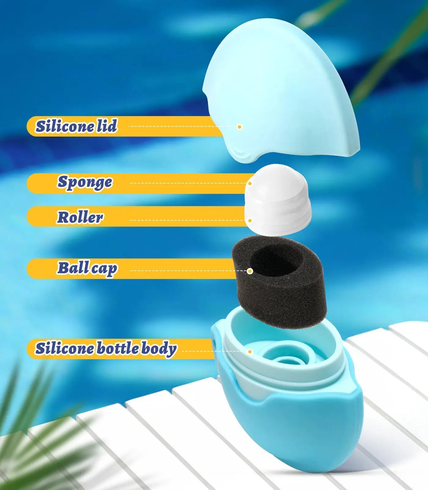 Leakproof Sunscreen Applicator