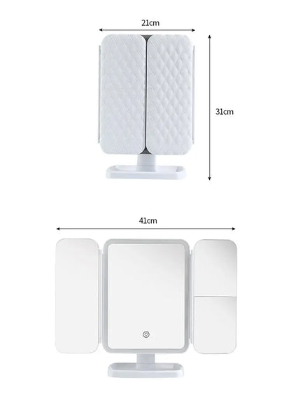 3 Folds Lighted Vanity Makeup