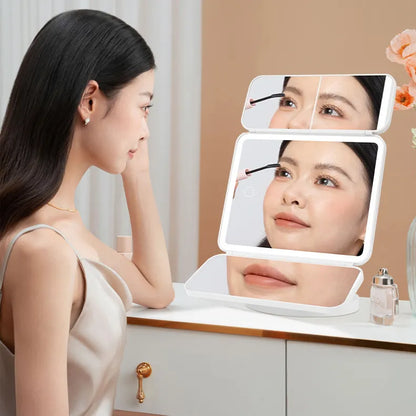 3 Folds Lighted Vanity Makeup