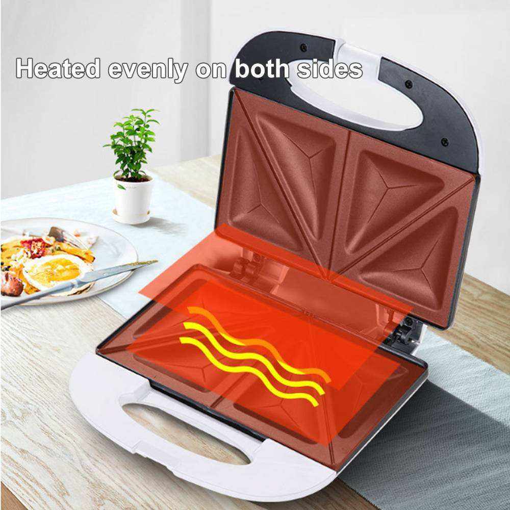 Sandwich Maker with Waffle Plate and Grill Plate
