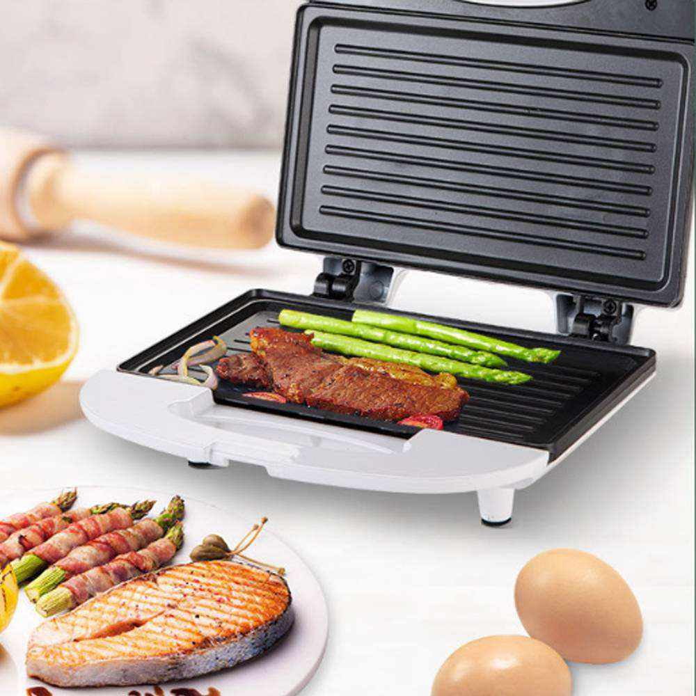 Sandwich Maker with Waffle Plate and Grill Plate