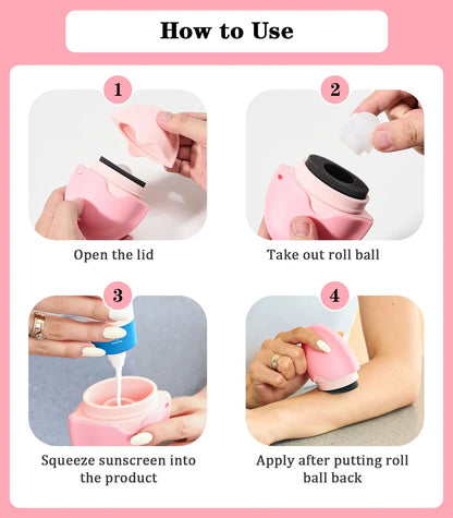 Leakproof Sunscreen Applicator