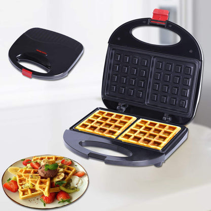 Sandwich Maker with Waffle Plate and Grill Plate